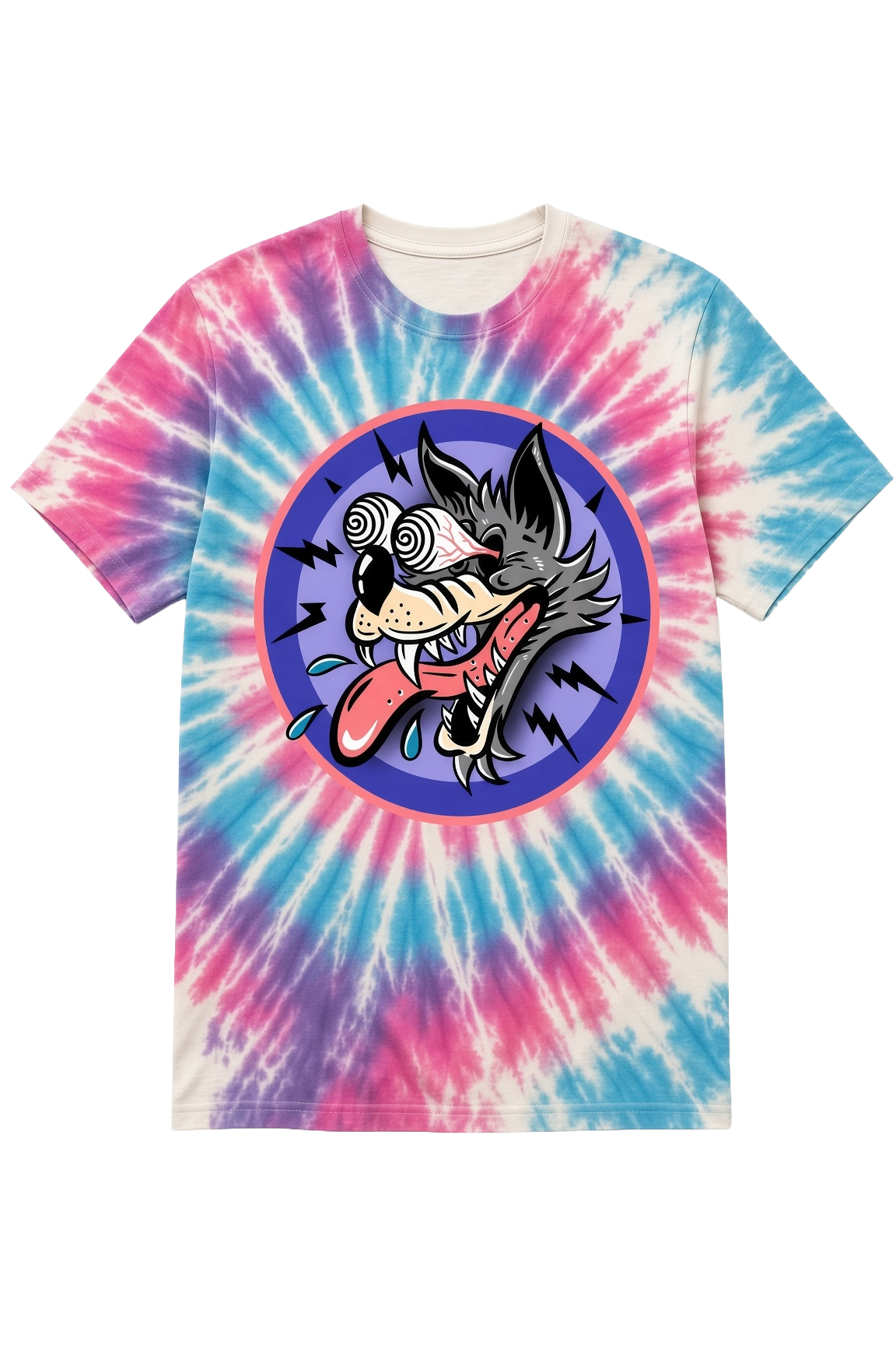 Wolphie Tie-Dye Tee